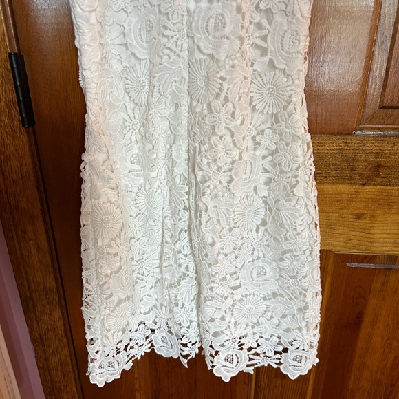 Lulu’s Love Poem Ivory Lace Mini Dress - Picture 4 of 10